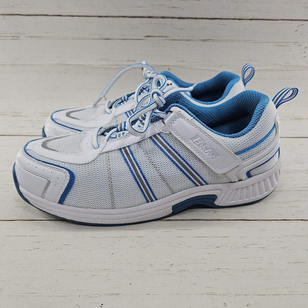 Orthofeet BioFit Tahoe Womens Size 11.5 4E Extra Wide White Tieless Shoes 910